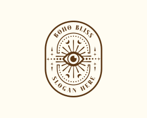 Cosmic Eye Boho logo design