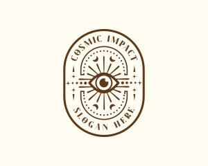 Cosmic Eye Boho logo design