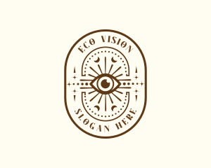 Cosmic Eye Boho logo design