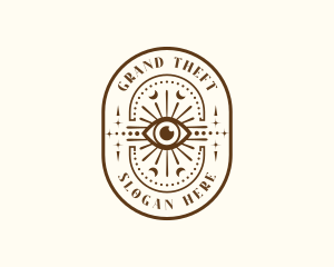 Psychic - Cosmic Eye Boho logo design