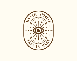 Cosmic Eye Boho logo design