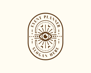 Psychic - Cosmic Eye Boho logo design