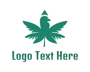 Cannabis Oil - Moss Green Cannabis logo design