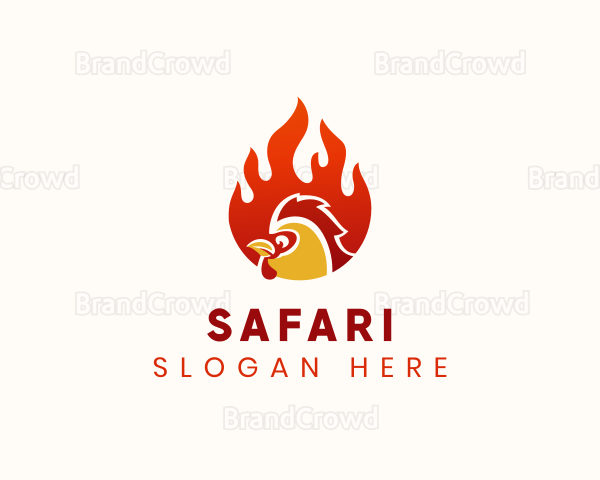 Hot Chicken Restaurant Logo