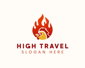 Hot Chicken Restaurant Logo