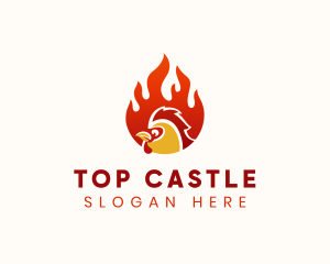 Hot Chicken Restaurant Logo