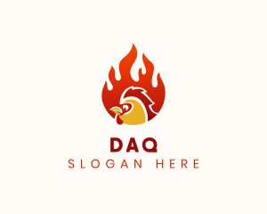 Hot Chicken Restaurant Logo