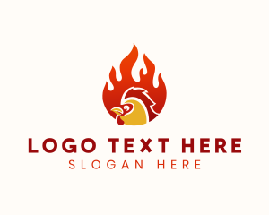 Hot Chicken Restaurant Logo