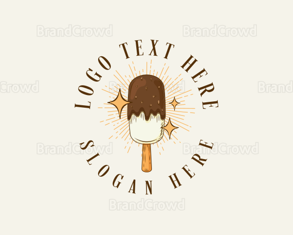 Ice Cream Popsicle Logo