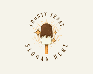 Ice Cream Popsicle logo design