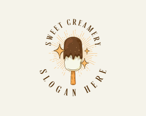 Ice Cream Popsicle logo design