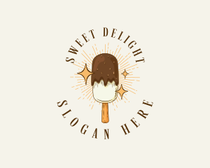 Ice Cream Popsicle logo design