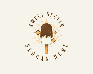 Ice Cream Popsicle logo design