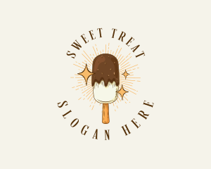 Ice Cream Popsicle logo design