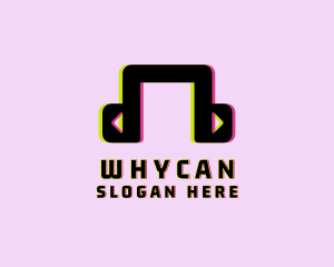 Music Streaming Headphones Logo