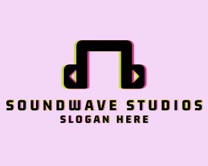 Album - Music Streaming Headphones logo design