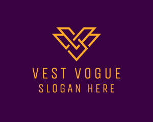 Modern Luxury Letter V logo design