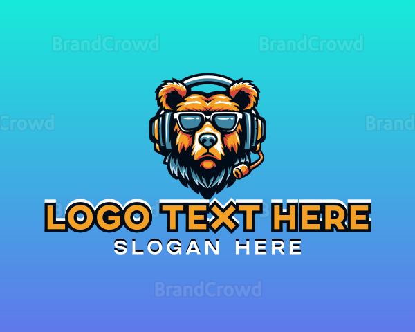 Animal Gaming Bear Logo