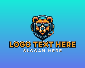 Streaming - Animal Gaming Bear logo design