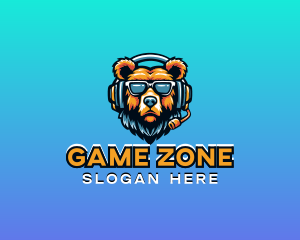 Animal Gaming Bear logo design