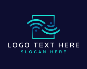 Internet - Internet Connection Signal logo design