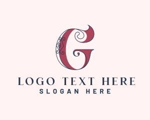 Interior Designer - Elegant Retro Tailoring Letter G logo design