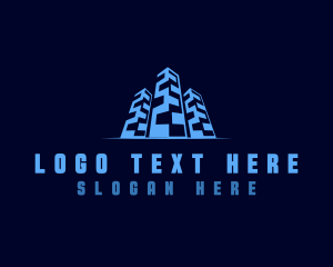 Real Estate Building Company logo design