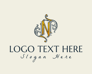 Gothic Decor Tattoo Logo