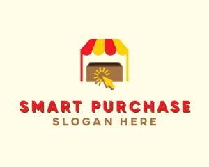 Buying - E-commerce Cart Click Stall logo design