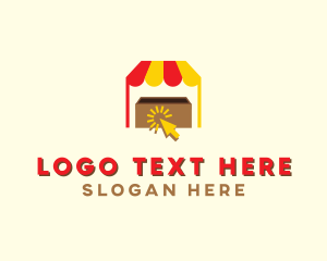 Buy And Sell - E-commerce Cart Click Stall logo design
