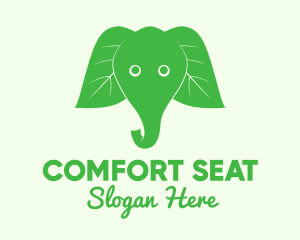 Elephant Ear Leaves logo design