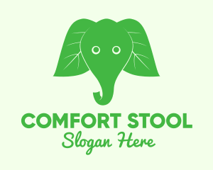 Elephant Ear Leaves logo design