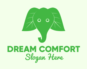 Elephant Ear Leaves logo design