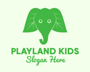 Elephant Ear Leaves logo design