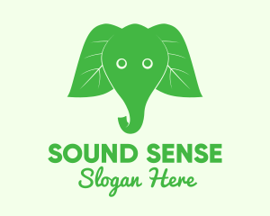 Ear - Elephant Ear Leaves logo design