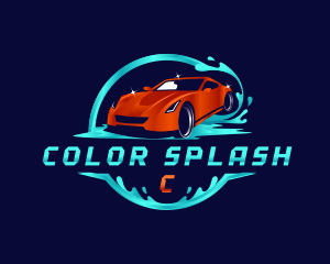 Car Wash Detailing logo design