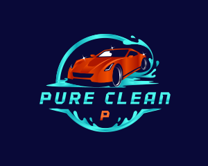 Car Wash Detailing logo design