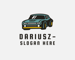 Retro Sports Car Logo