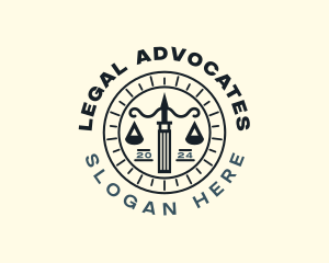 Paralegal Notary Law logo design