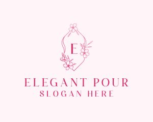 Elegant Flower Spa  logo design