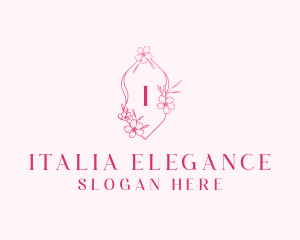 Elegant Flower Spa  logo design