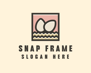 Egg Hay Frame logo design