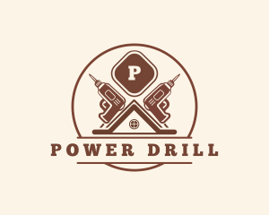 Drill House Building logo design