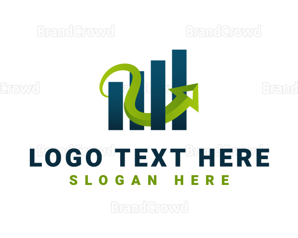 Logistic Arrow Graph Logo