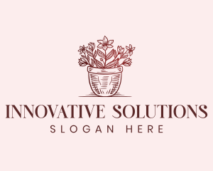 Flower Garden Botanical Logo