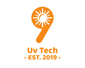 Uv - Sun Stroke Number 9 logo design