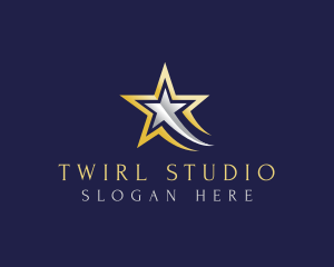 Swoosh Star Studio logo design