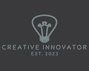 Inventor - Electrical Edison Bulb logo design