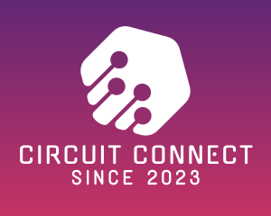 Circuit - Digital Circuit Network Technology logo design