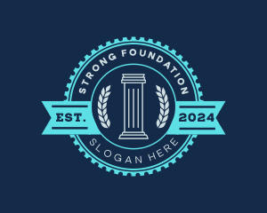 Pillar - Greek Pillar Column logo design